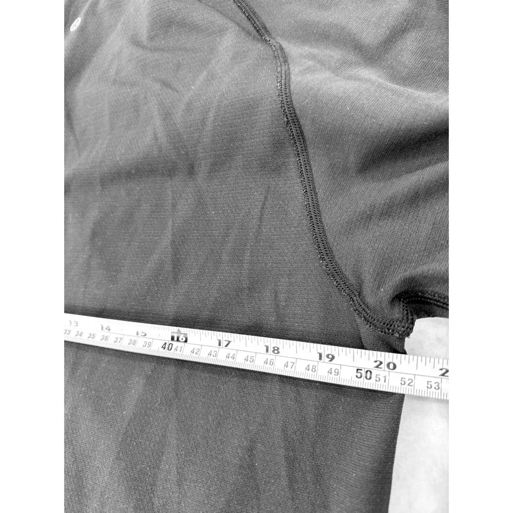 Lululemon Black‎ Hooded Quarter Zip Pullover Athleisure Activewear